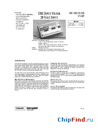 Datasheet FMC-461NTF/8831 manufacturer Interpoint