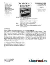 Datasheet HUM-70 manufacturer Interpoint