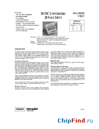 Datasheet MGA2805D manufacturer Interpoint