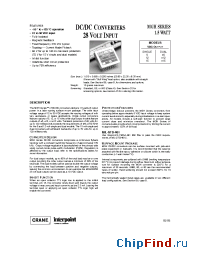 Datasheet MGH2812D manufacturer Interpoint