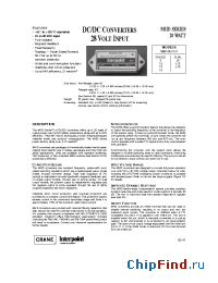 Datasheet MHD manufacturer Interpoint