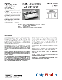 Datasheet MHP270 manufacturer Interpoint