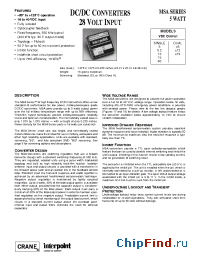 Datasheet MSA2860S1 производства Interpoint