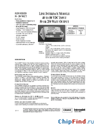 Datasheet SLIM manufacturer Interpoint