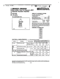 Datasheet 2N5907 manufacturer Intersil