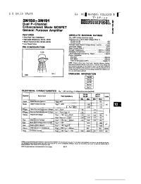 Datasheet 3N188 manufacturer Intersil
