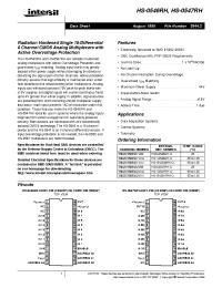 Datasheet 5962D9569301V9A производства Intersil