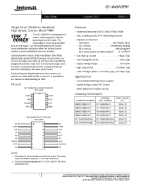 Datasheet 5962F0150901QXC manufacturer Intersil