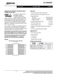 Datasheet 5962F0151001QXC manufacturer Intersil