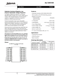 Datasheet 5962F0250301VXC manufacturer Intersil