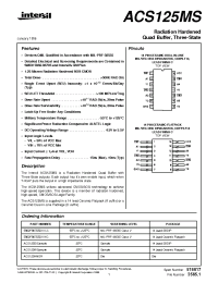 Datasheet 5962F9670501VCC manufacturer Intersil