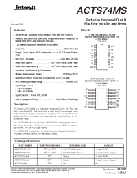 Datasheet 5962F9671301VCC производства Intersil