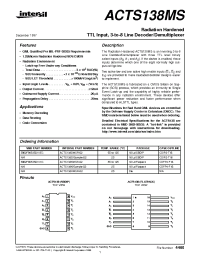 Datasheet 5962F9853501VEC manufacturer Intersil