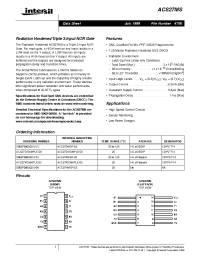 Datasheet 5962F9863001V9A производства Intersil