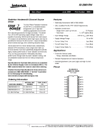 Datasheet 5962R0052001QVC manufacturer Intersil