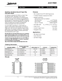 Datasheet ACS175DMSR-03 manufacturer Intersil