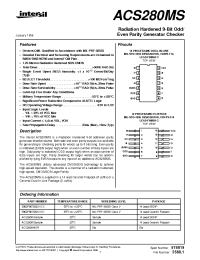 Datasheet ACS280K manufacturer Intersil