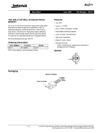 Datasheet BUZ71 производства Intersil
