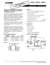 Datasheet CA0555CE manufacturer Intersil