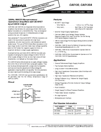 Datasheet CA5130AE manufacturer Intersil