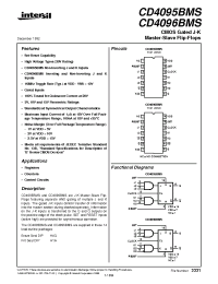 Datasheet CD4096BMS manufacturer Intersil