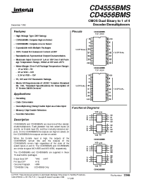 Datasheet CD4555 производства Intersil