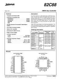 Datasheet CD82C88 manufacturer Intersil