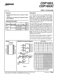 Datasheet CDP1853CEX производства Intersil