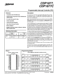 Datasheet CDP1877E производства Intersil