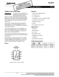 Datasheet EL2072CS manufacturer Intersil