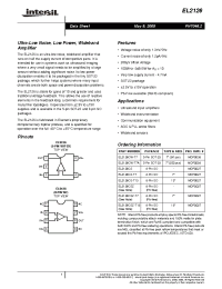 Datasheet EL2126 manufacturer Intersil