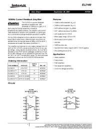 Datasheet EL2160CS-T13 manufacturer Intersil