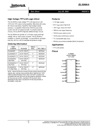 Datasheet EL5000AER-T7 manufacturer Intersil