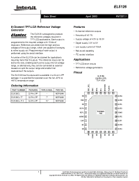 Datasheet EL5126CL-T7 manufacturer Intersil