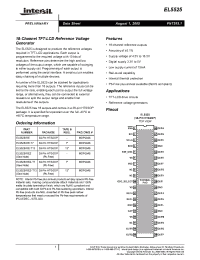 Datasheet EL5525IREZ manufacturer Intersil