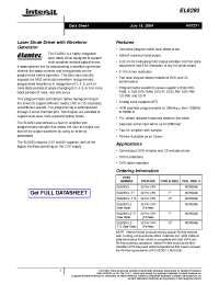 Datasheet EL6293CLZ производства Intersil