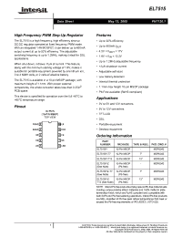 Datasheet EL7515IY-T13 manufacturer Intersil