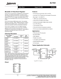 Datasheet EL7532IY-T13 производства Intersil