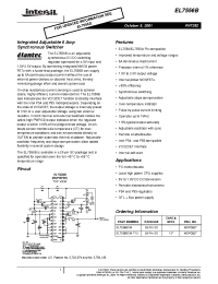 Datasheet EL7556BCM-T13 manufacturer Intersil