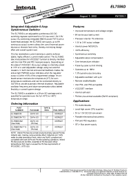 Datasheet EL7556DCMZ-T13 manufacturer Intersil