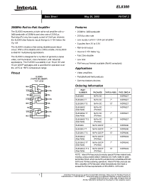 Datasheet EL8300IS-T7 manufacturer Intersil