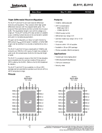 Datasheet EL9111IL manufacturer Intersil
