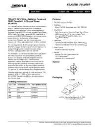 Datasheet FSJ055D manufacturer Intersil