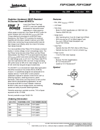 Datasheet FSPYC260D1 производства Intersil
