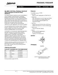 Datasheet FSS23A0D manufacturer Intersil