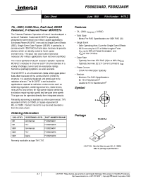 Datasheet FSS923A0D manufacturer Intersil