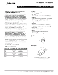 Datasheet FSTJ9055R manufacturer Intersil