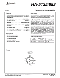 Datasheet HA2-5135/883 manufacturer Intersil