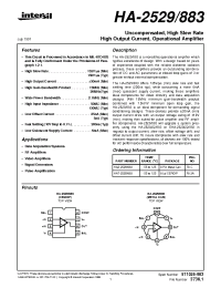 Datasheet HA-2529883 производства Intersil