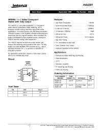 Datasheet HA4201 manufacturer Intersil